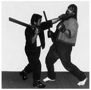 Teaching Icy Mike to Kali Stick Fight, Using what you know & adapting to weaponry