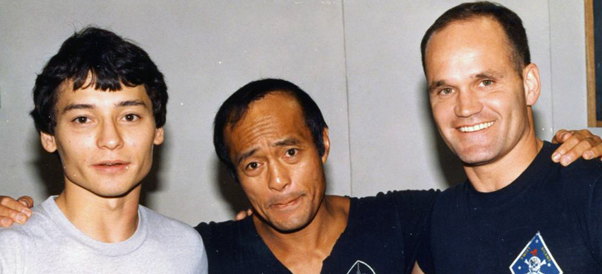 Richard Lamoureaux & Dan Inosanto & Curtis Lawson Training Kali 1984